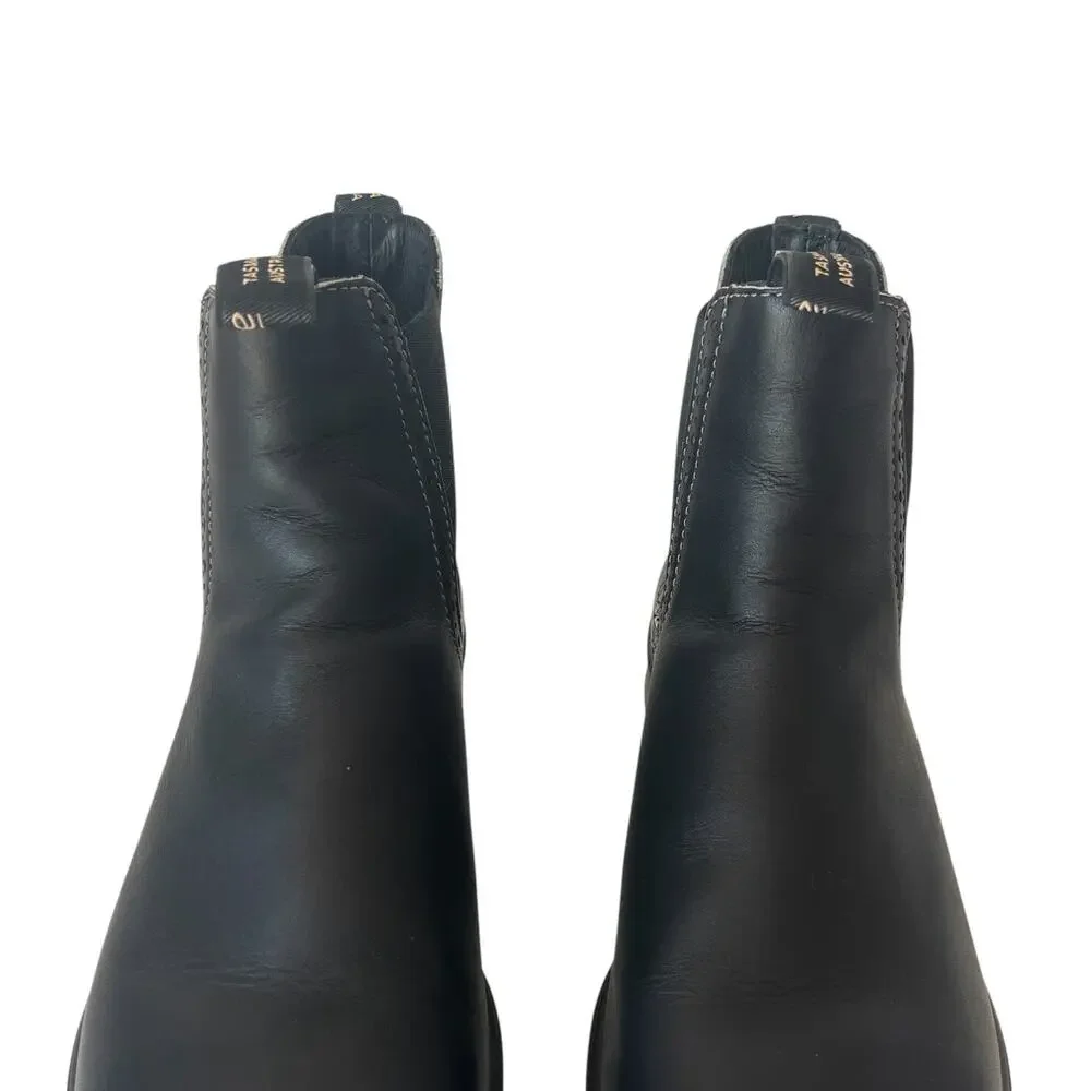 Blundstone 1448 High Top Chelsea Boots Voltan Black Brogue AU 8 / US W 11 / M 10